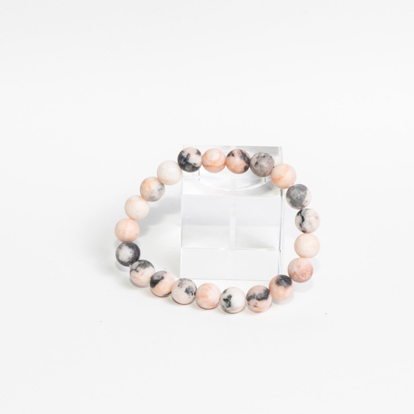 Armband Zebra Jaspis rosa
